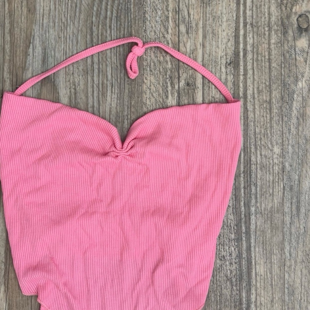 Pink Halter Top - Picture 2 of 2